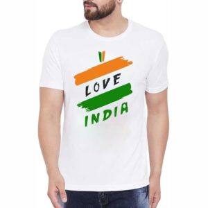 flag print t shirt
