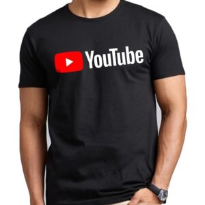 youtube printed t shirt