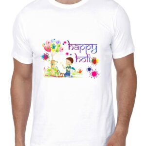 holi print t shirt