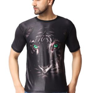 3d lion print t shirt