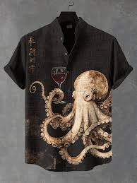 print octopus t shirts